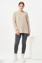 Image 1 of Merino wool sweater with a round neckline and long sleeves Flow from Baltic Linen